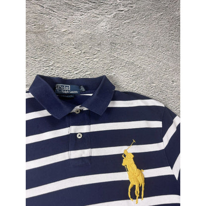 Chief Keef Polo Ralph Lauren T-shirt vintage blue striped
