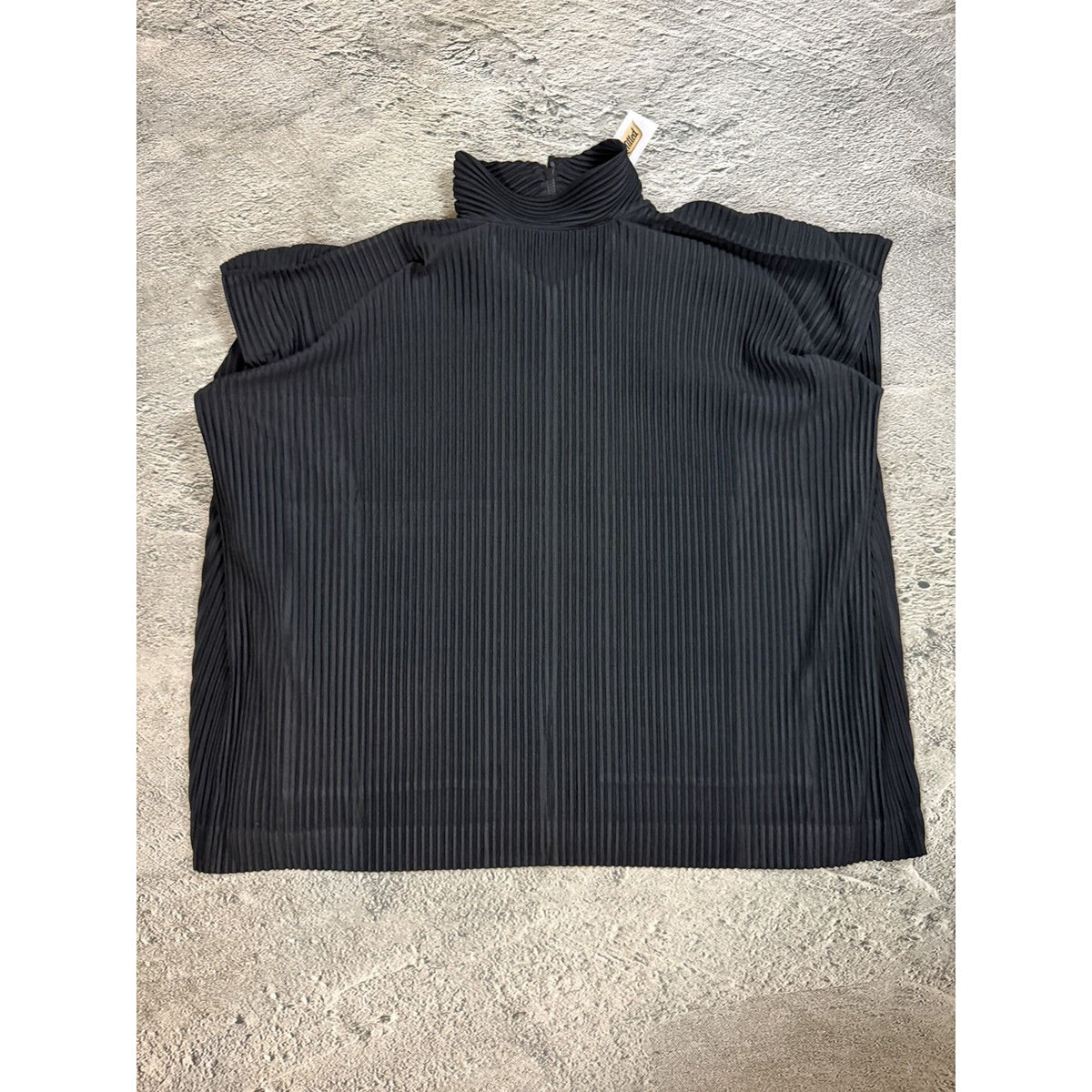 Homme Plisse-Net Issey Miyake black tunic zip Japanese