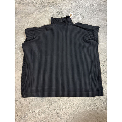 Homme Plisse-Net Issey Miyake black tunic zip Japanese