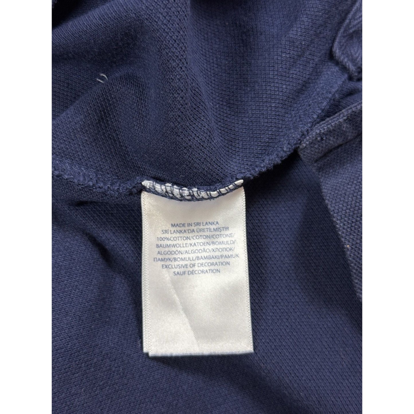 Chief Keef Polo Ralph Lauren New York navy blue Polo T-shirt