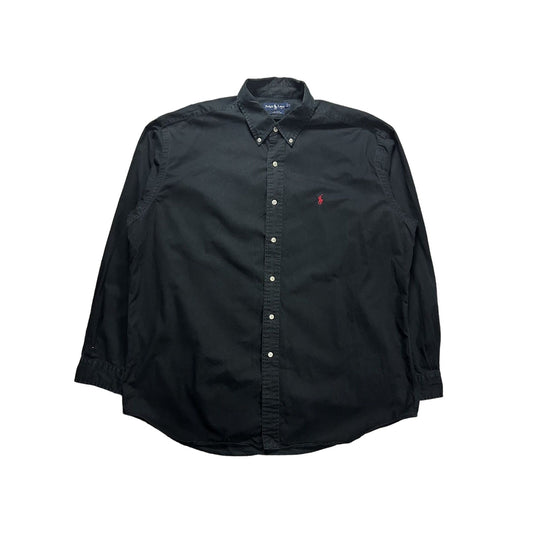 Polo Ralph Lauren black shirt button up longsleeve