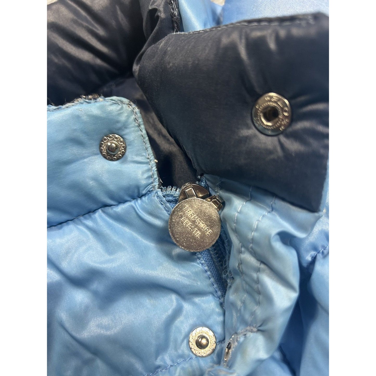 90s Moncler vintage baby blue puffer jacket