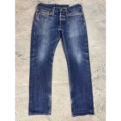 Evisu jeans vintage selvedge denim vintage red kanji seagull