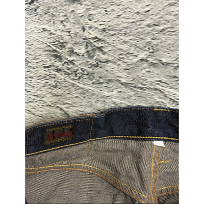 Evisu jeans daicock red navy sample raw denim Selvedge