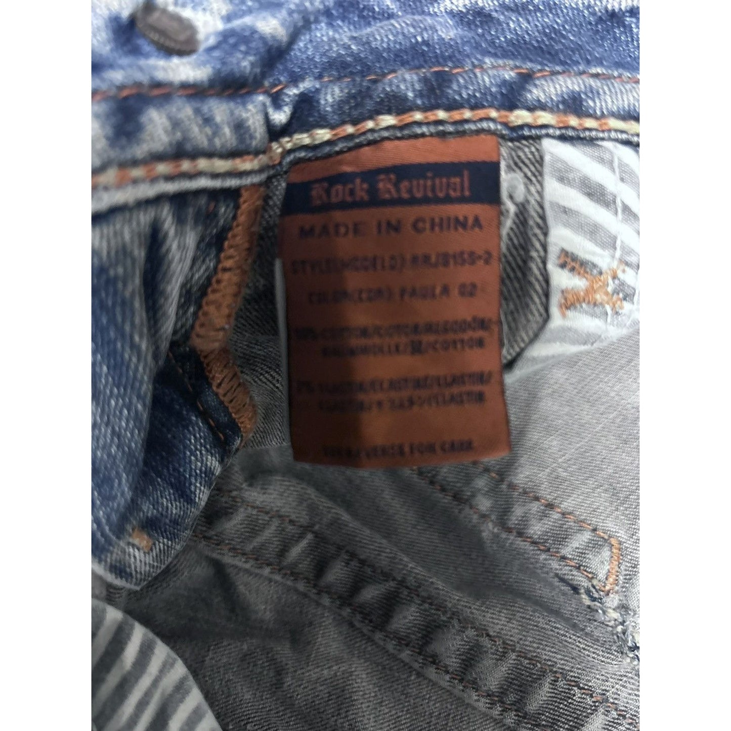 Rock Revival vintage blue jeans Y2K flared