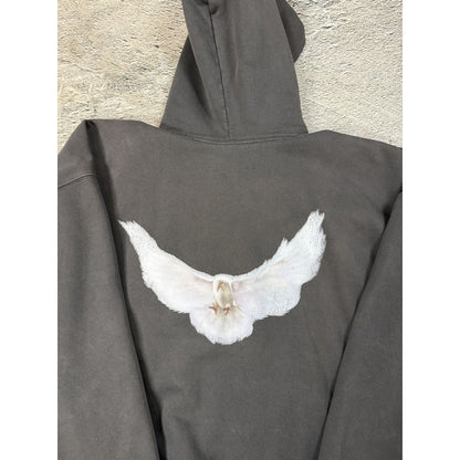 Yeezy Gap Engineered by Balenciaga Dove Hoodie Washed Black YZY