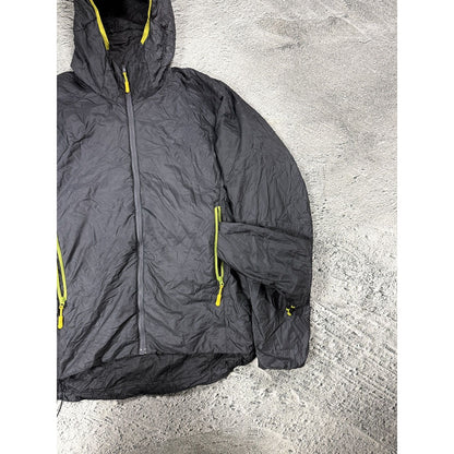 Arc’teryx jacket Nulcei hoody padded nylon jacket dark grey
