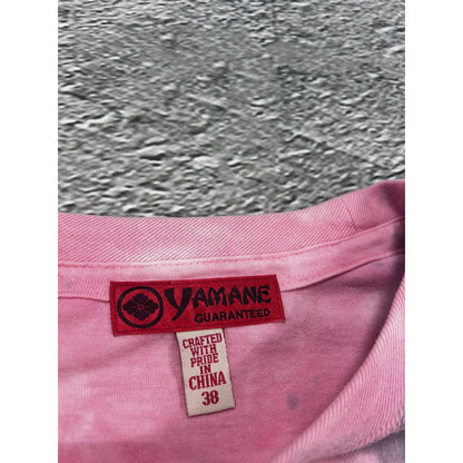 Yamane Evisu face vintage sweatshirt long sleeve pink