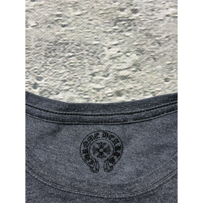 Chrome hearts Gray Tshirt Logo horseshoe scroll