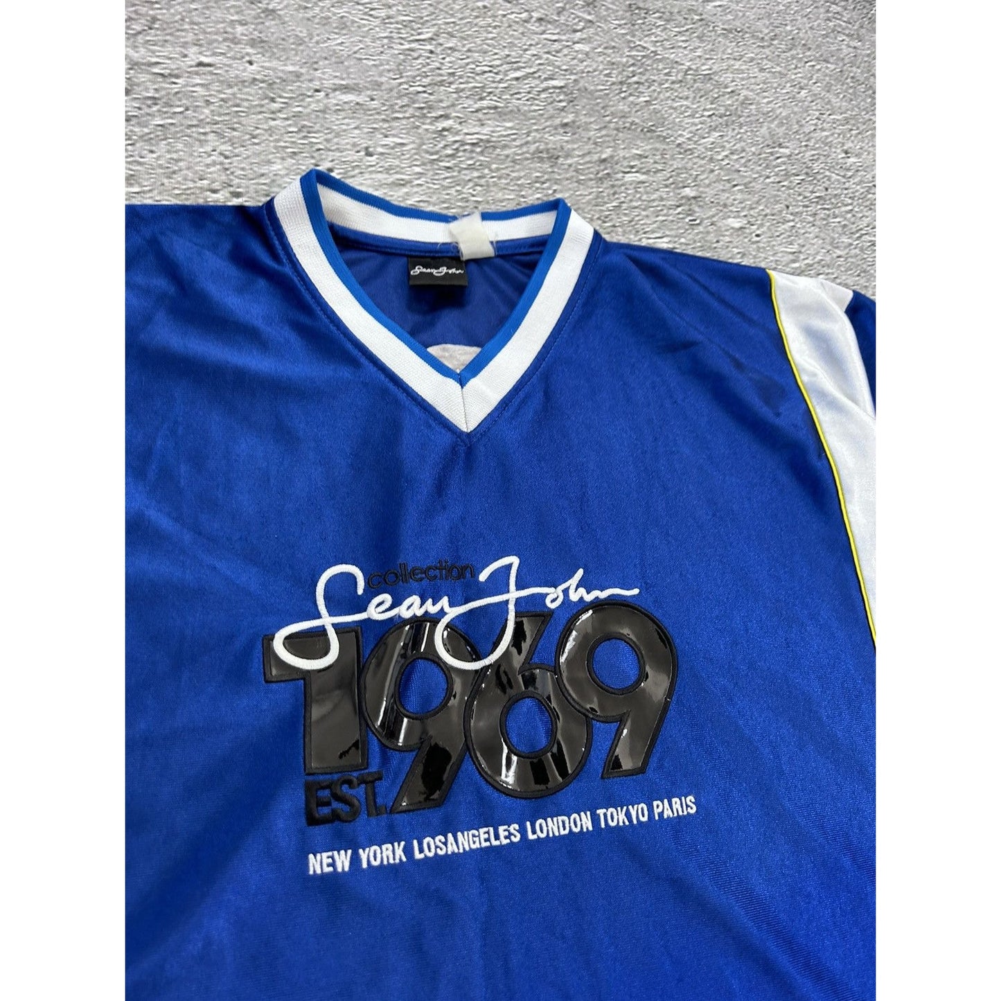 Vintage Sean John 1969 Jersey blue t-shirt