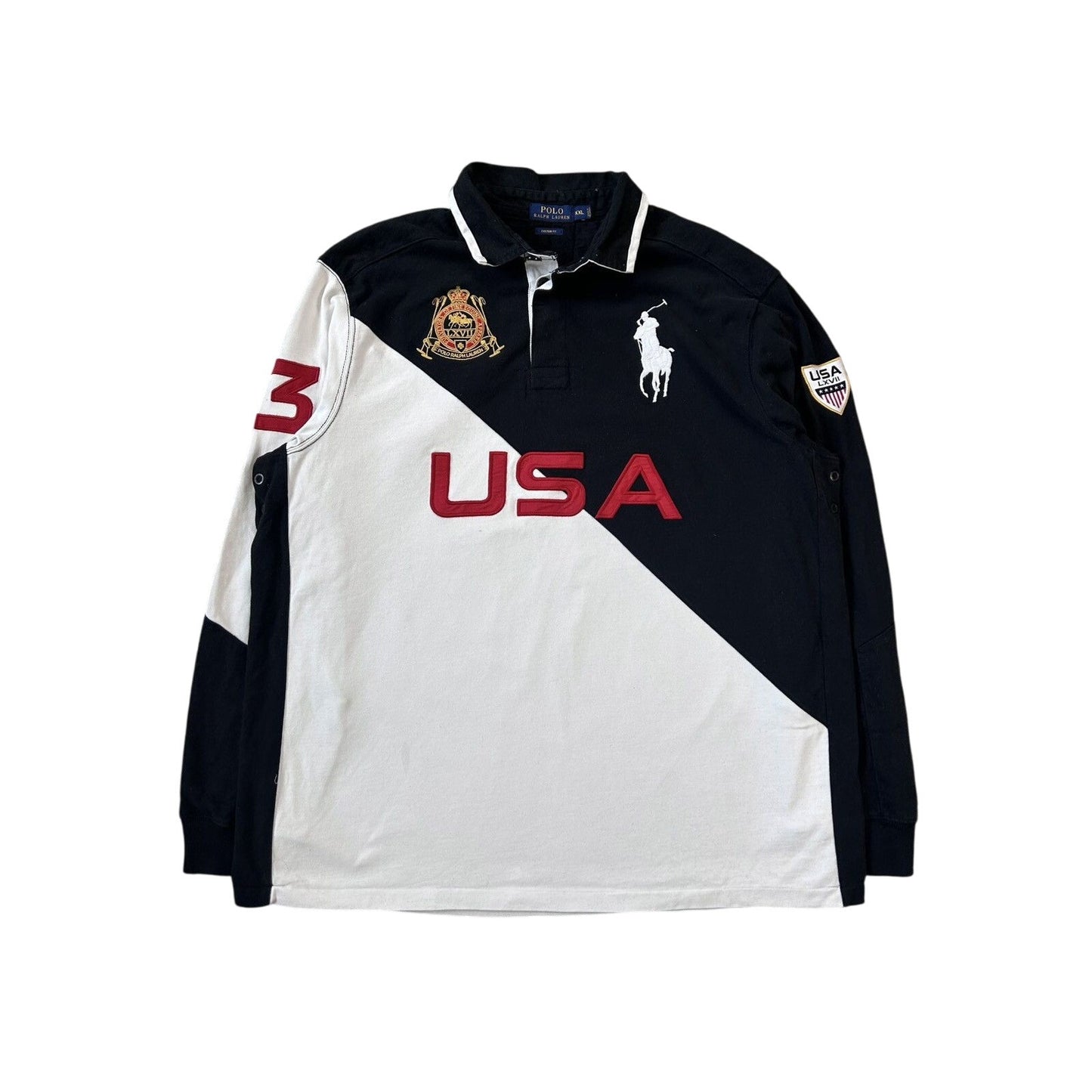 Chief Keef Polo Ralph Lauren longsleeve big pony USA Black