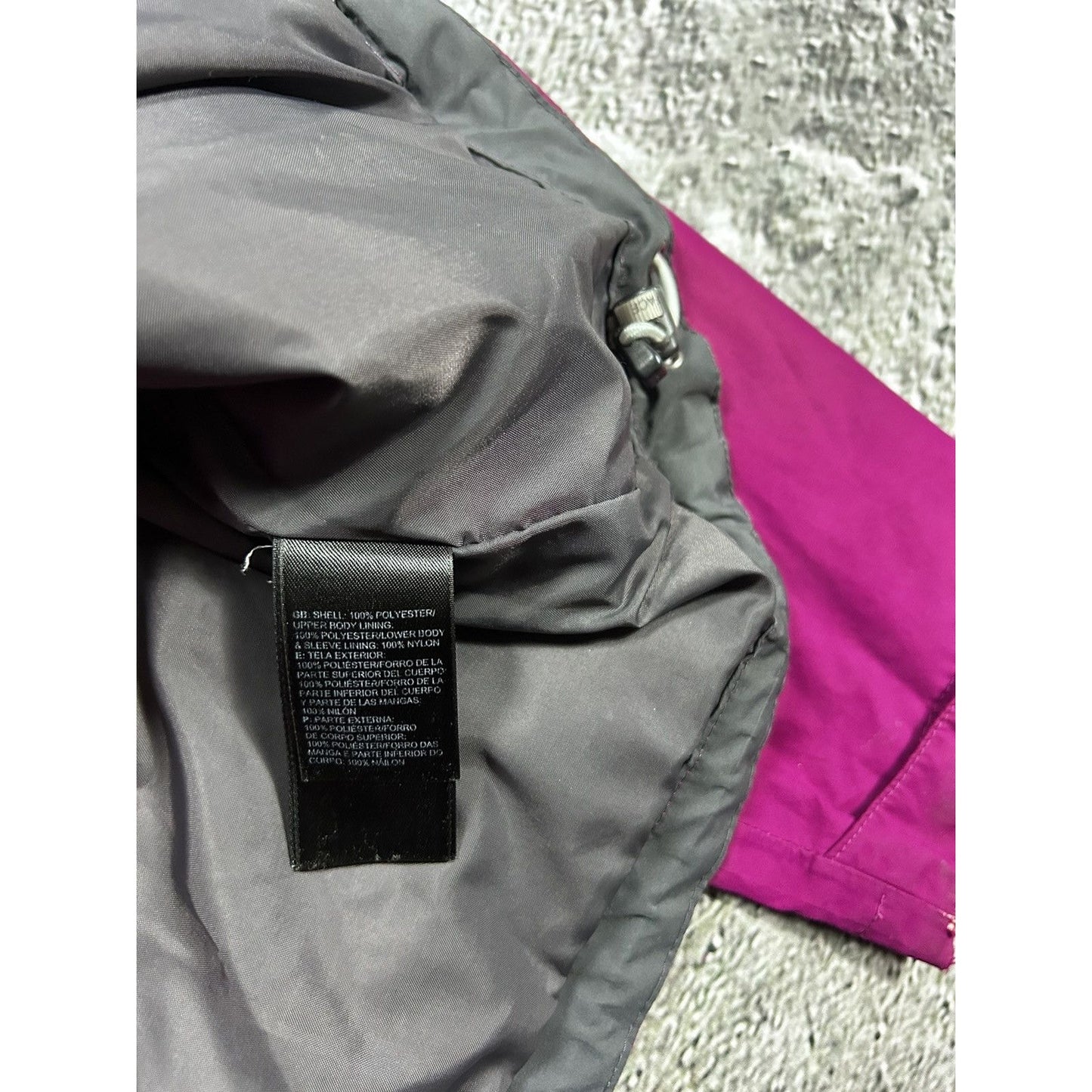 The North Face jacket HyVent pink vintage