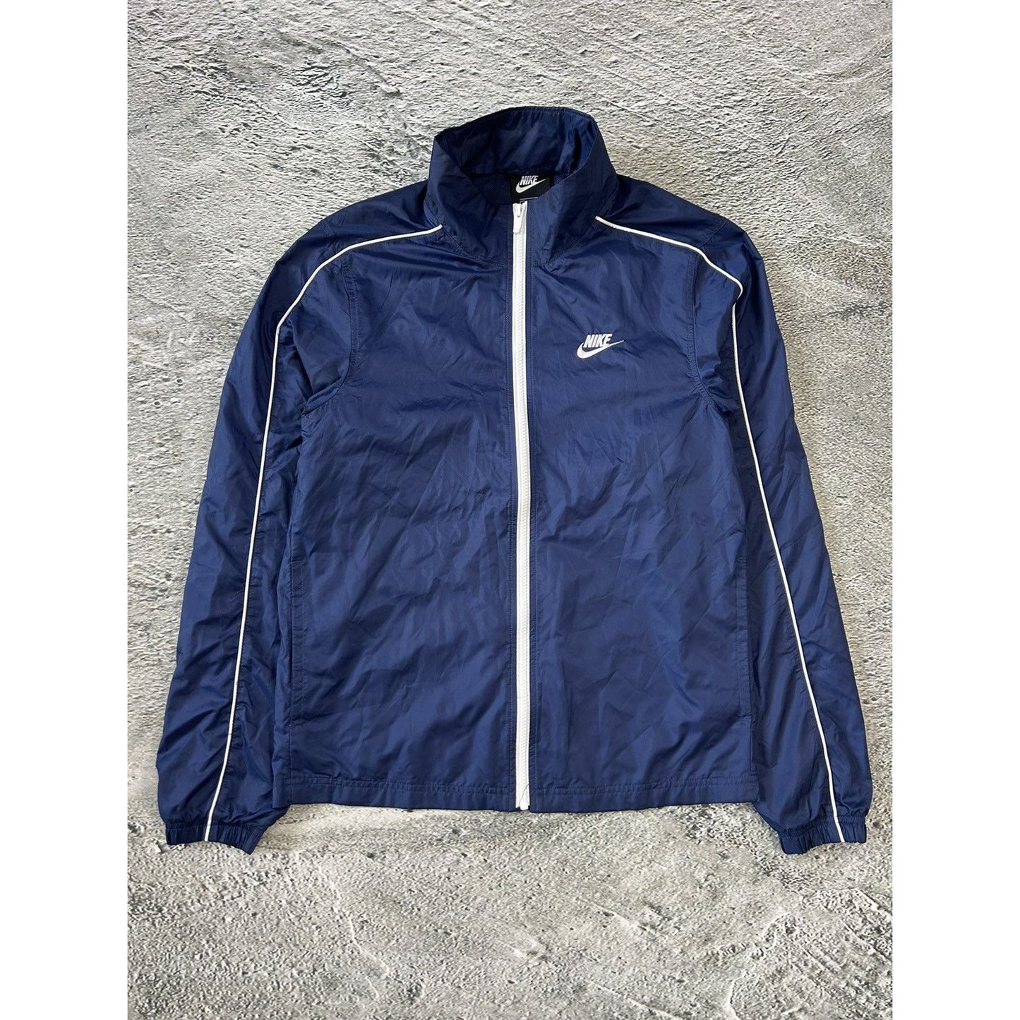 Nike track suit vintage navy pants windbreaker small logo