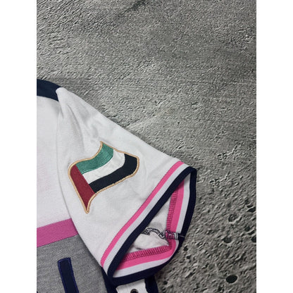 Chief Keef Polo Geografical Norway Dubai T-shirt White pink
