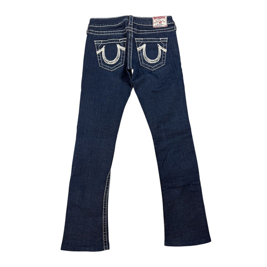 True Religion jeans vintage bootcut pants navy Rainbow Gina