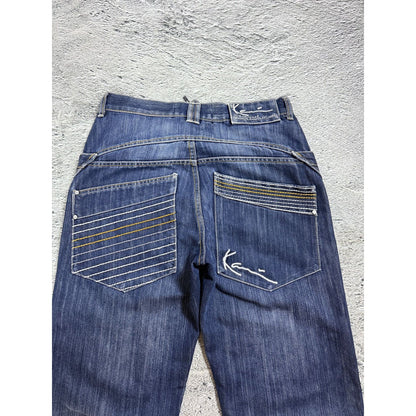 Karl Kani jeans vintage blue baggy Y2K