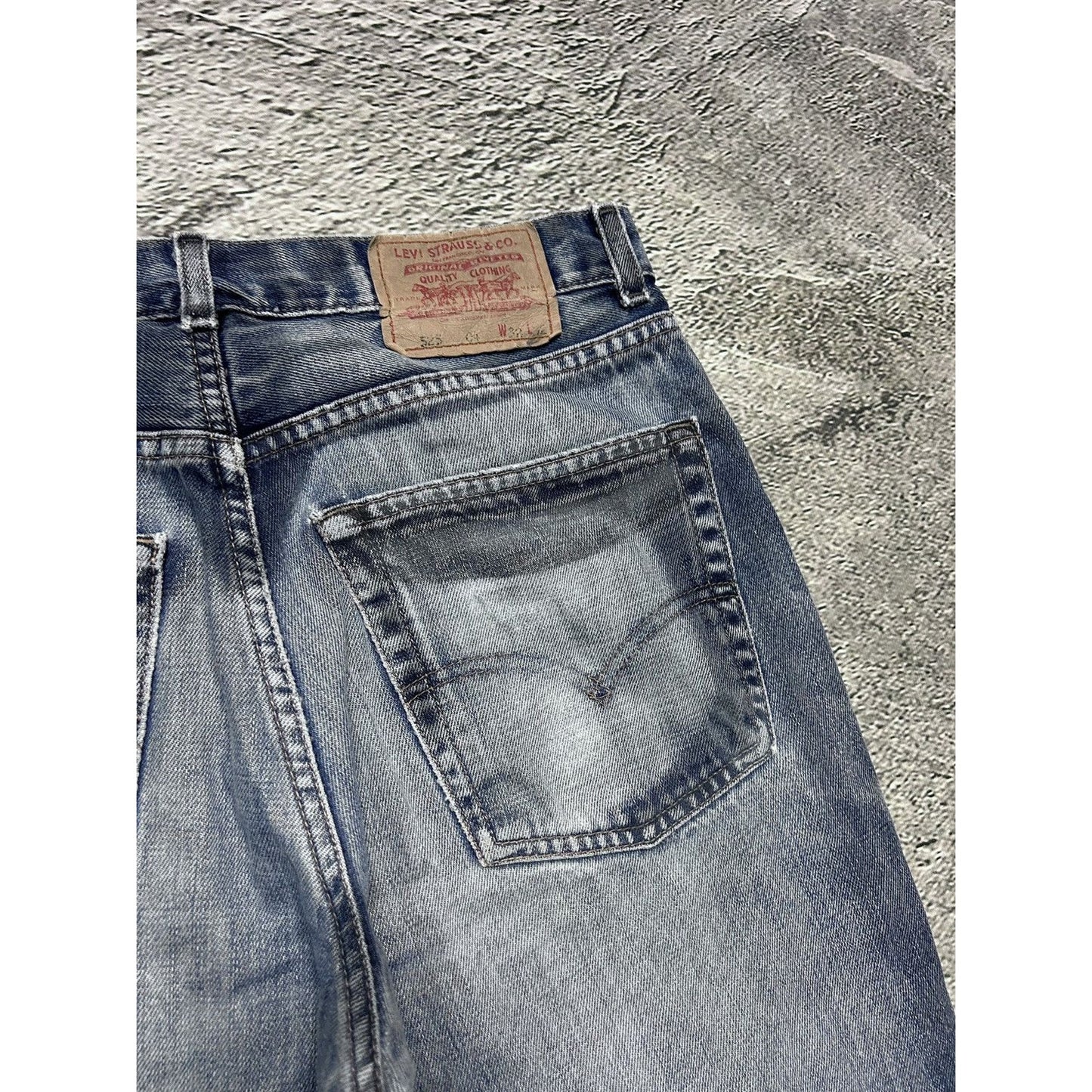 Levi’s flared jeans denim pants Y2K blue 525