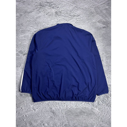 Adidas track suit vintage navy blue nylon track pants drill