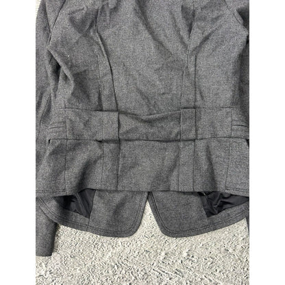 Plein Sud Jeanius Wool Blazer grey
