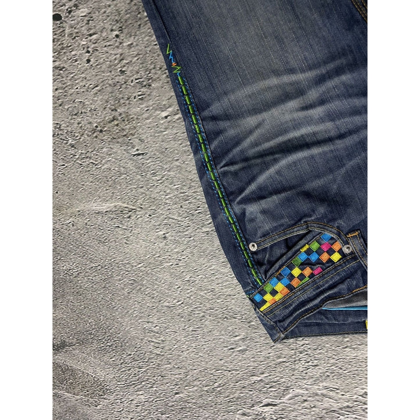Coogi bootcut jeans embroidery big logo Y2K denim pants