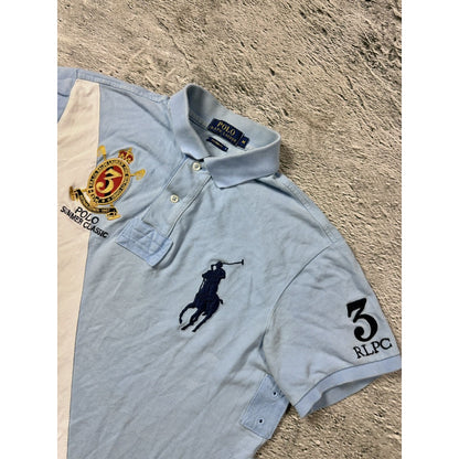 Chief Keef Polo Ralph Lauren T-shirt vintage baby blue navy