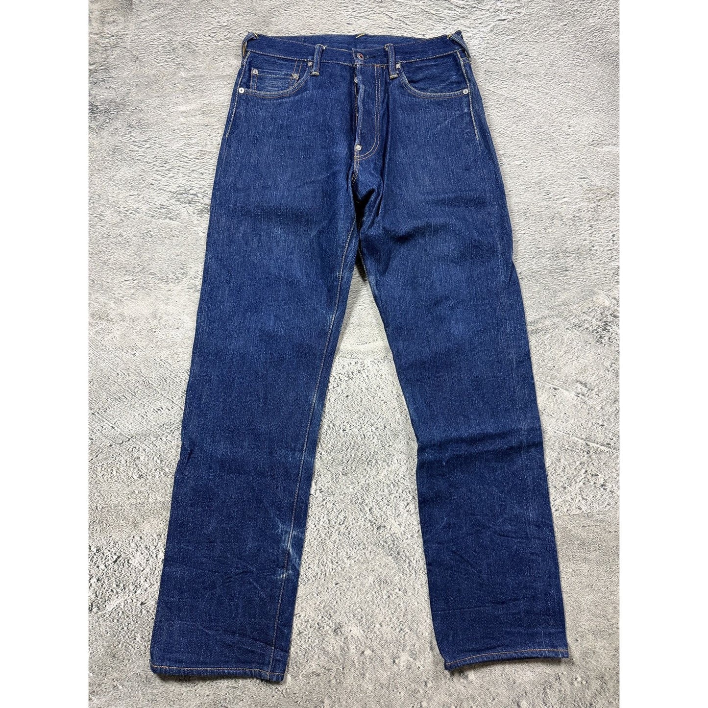 Evisu jeans daicock camo big logo hand painted Y2K