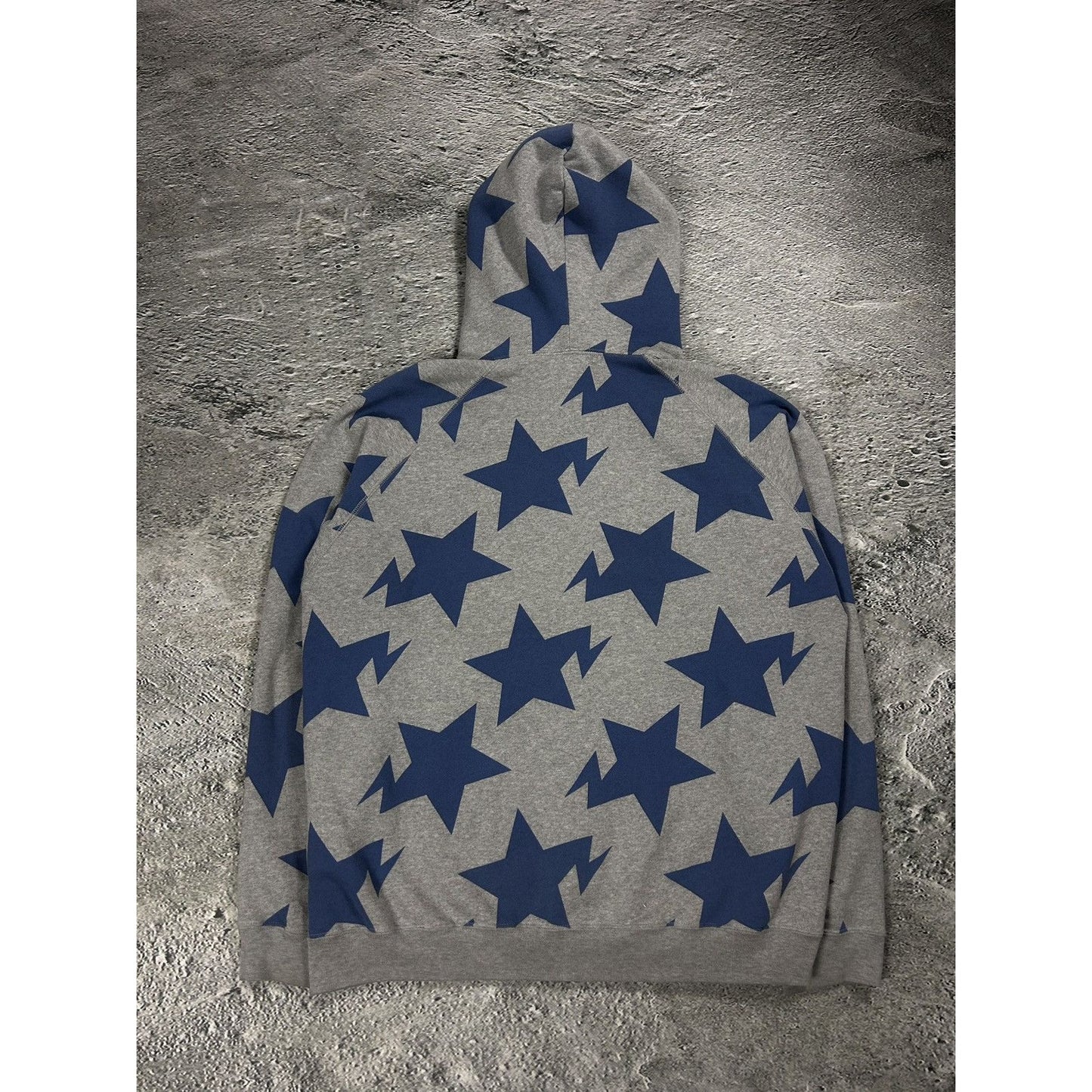Bape sta zip hoodie grey blue full zip vintage Nigo Era