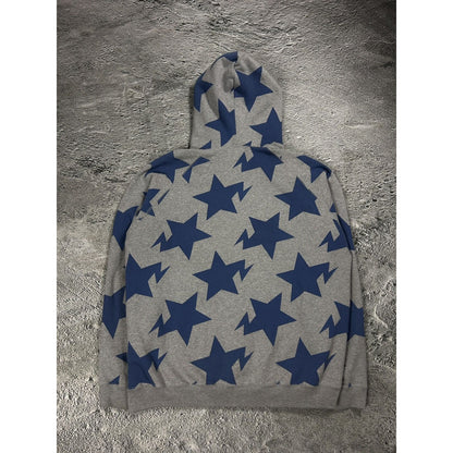 Bape sta zip hoodie grey blue full zip vintage Nigo Era