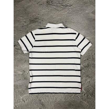 Chief Keef Polo Ralph Lauren white striped big pony