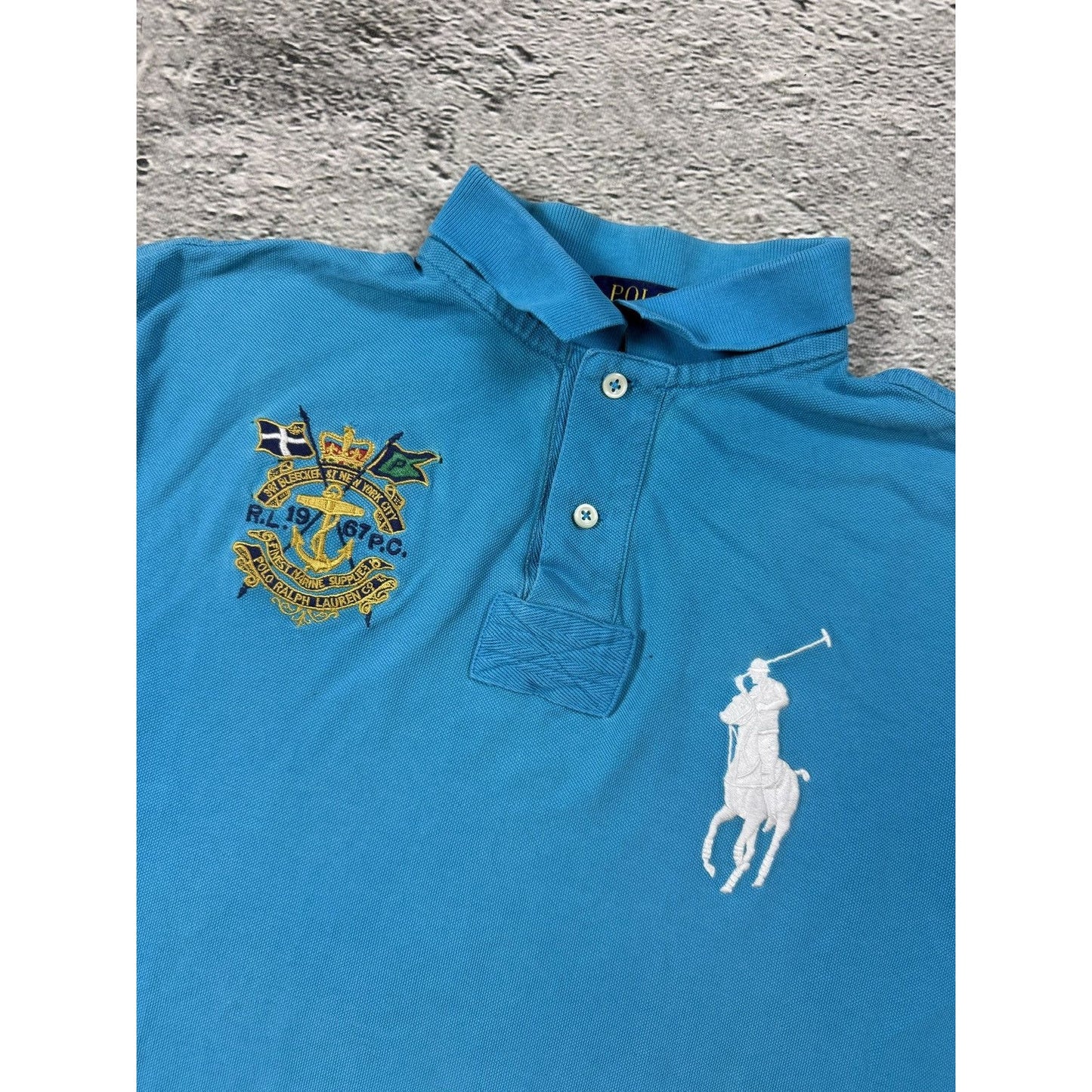 Chief Keef Polo Ralph Lauren T-shirt vintage blue