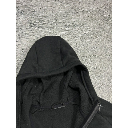 Vintage Jack Wolfskin Black Fleece Zip-Hoodie