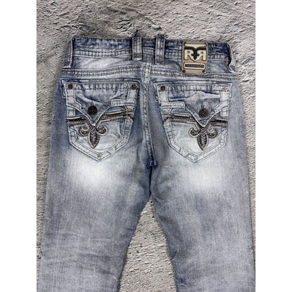 Rock Revival Povey vintage light blue jeans Y2K