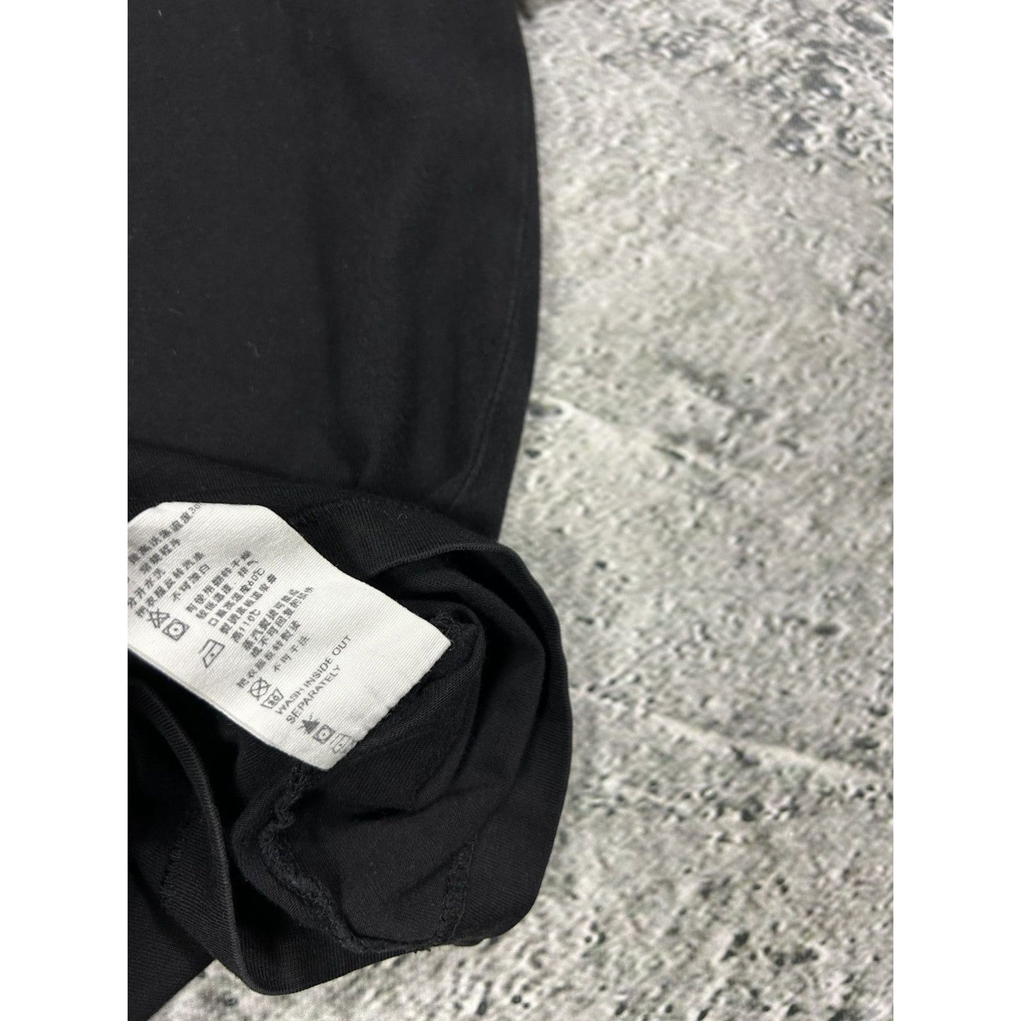 Evisu t-shirt vintage big logo seagull black white