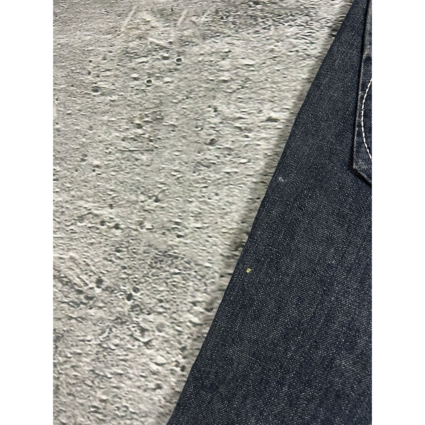 True Religion vintage jeans navy blue thick stitching Bobby