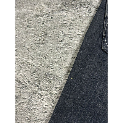 True Religion vintage jeans navy blue thick stitching Bobby