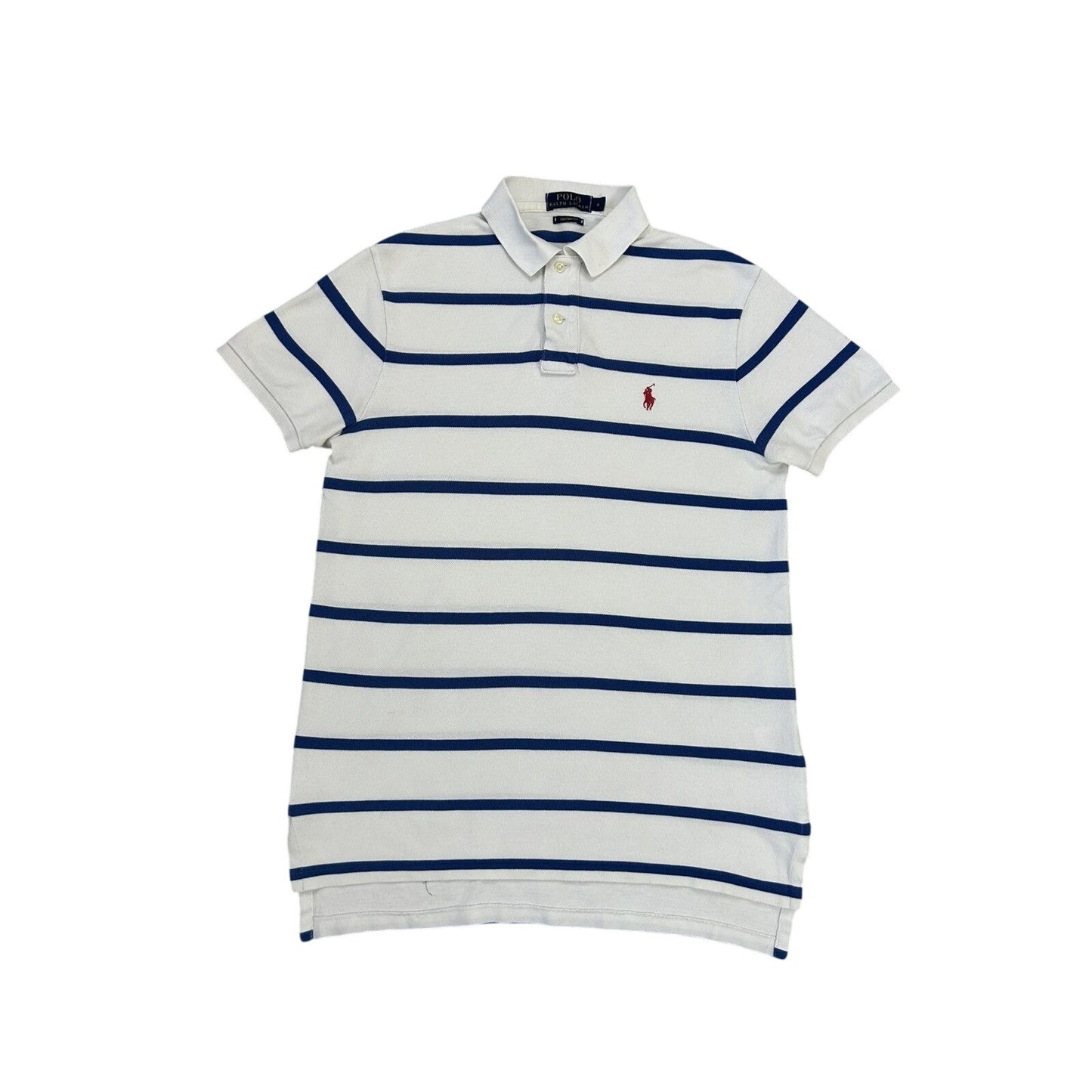 Polo Ralph Lauren t-shirt white blue striped small pony