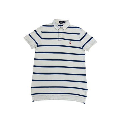 Polo Ralph Lauren t-shirt white blue striped small pony