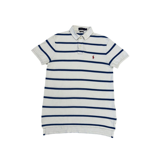 Polo Ralph Lauren t-shirt white blue striped small pony