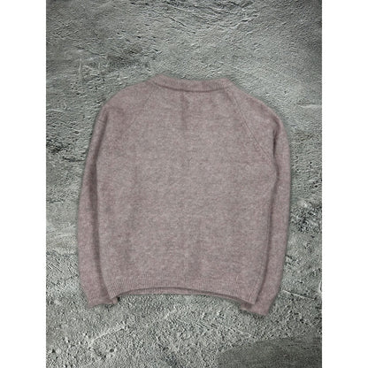 Acne Studios mohair sweater dramatic moh pink