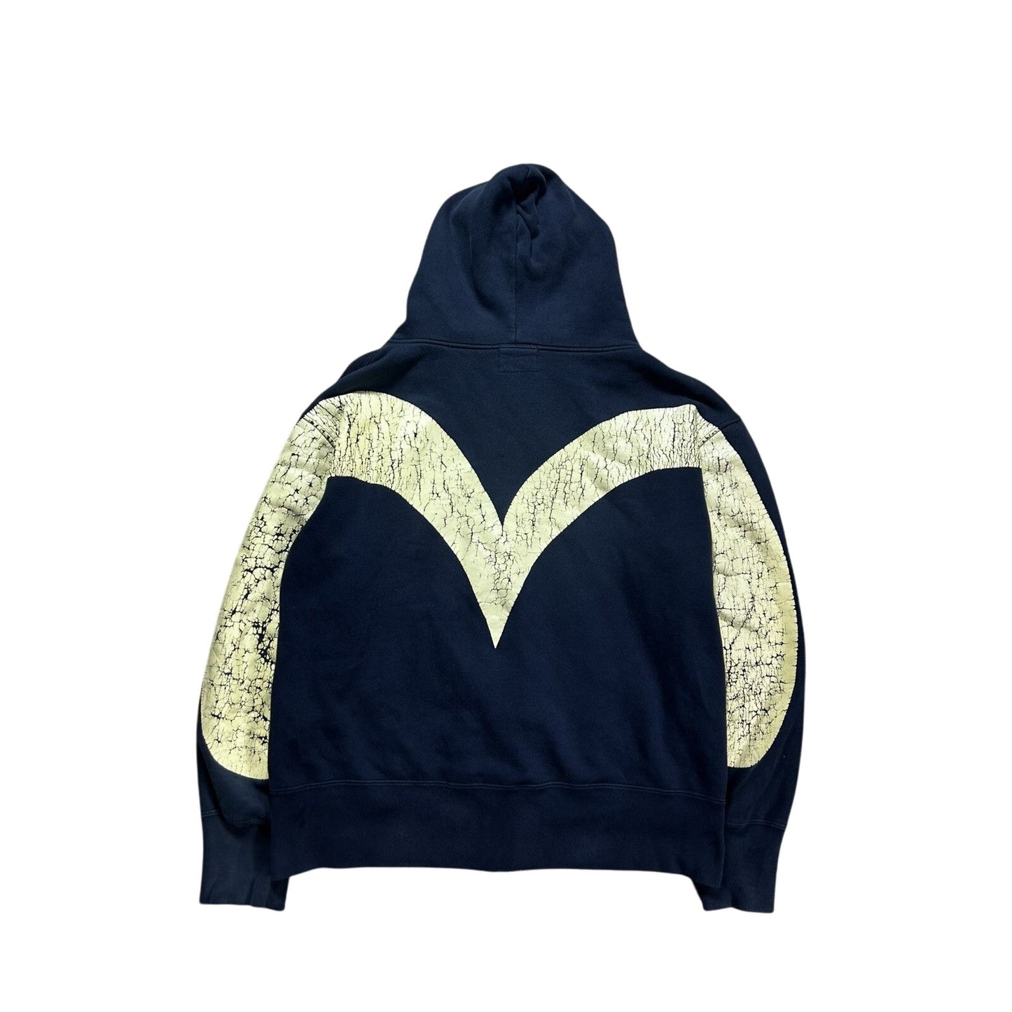 Evisu zip hoodie navy vintage big logo Daicock Yamane