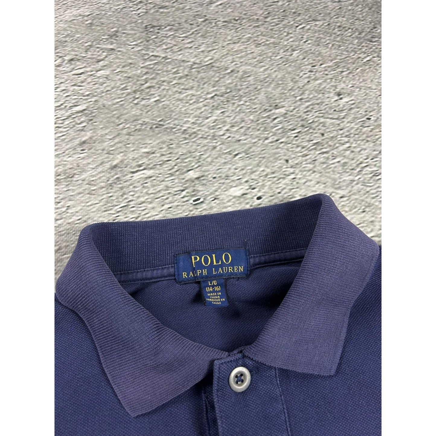 Chief Keef Polo Ralph Lauren vintage navy polo USA T-shirt