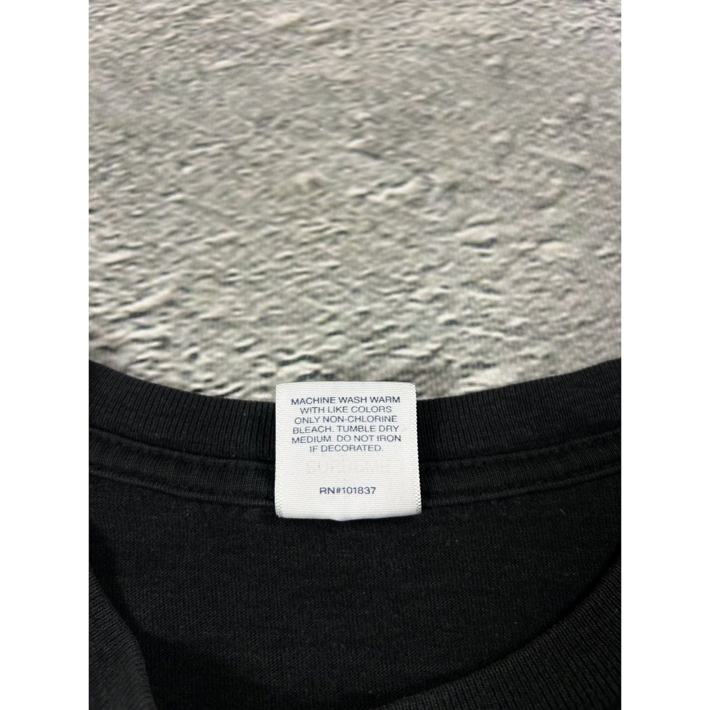 Supreme t-shirt black Fuck With Your Head FW17 cut off boxy