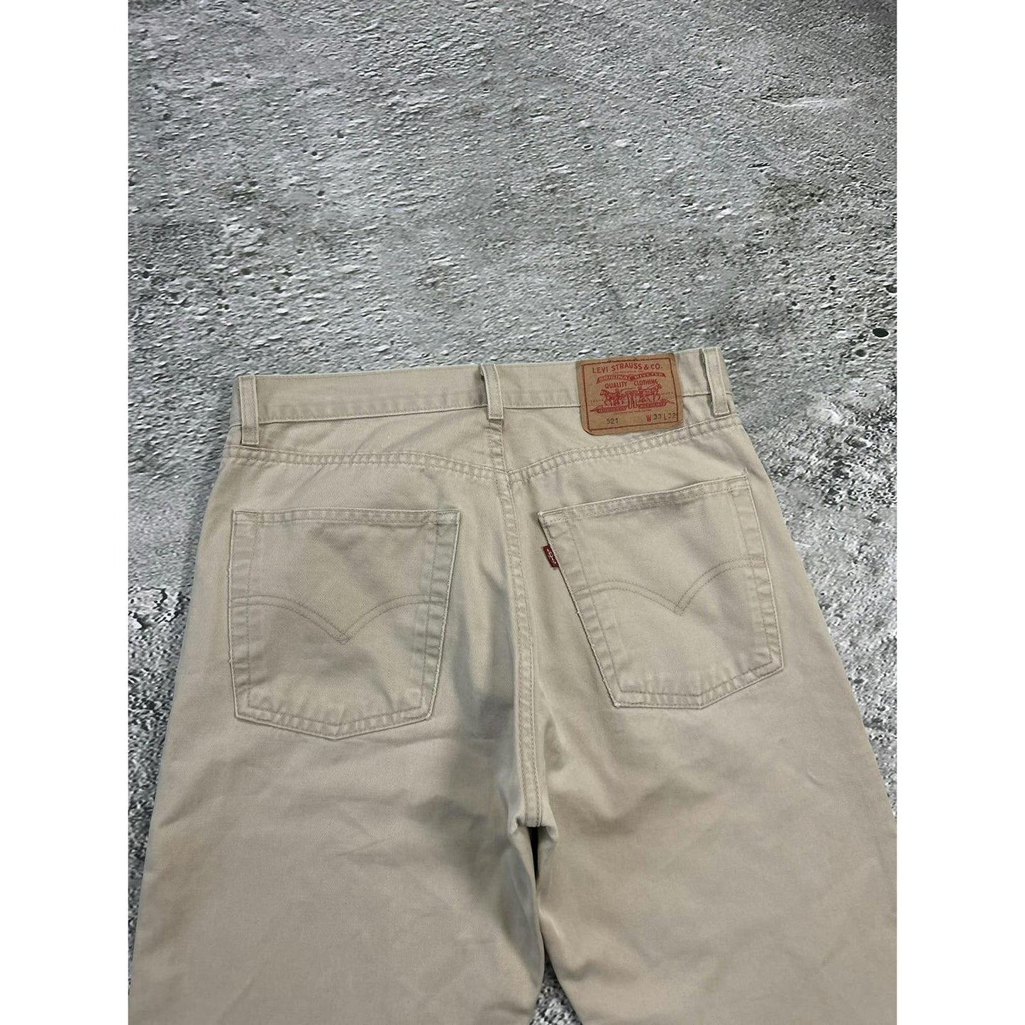 Levi’s 521 vintage beige jeans denim pants 90s