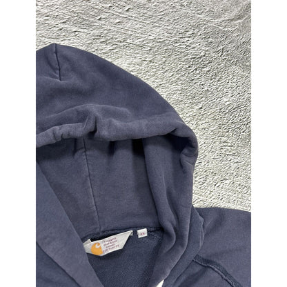 Carhartt vintage zip hoodie navy