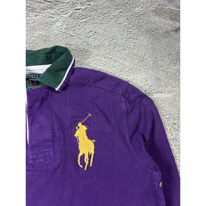 Chief Keef Polo Ralph Lauren big pony purple green collar