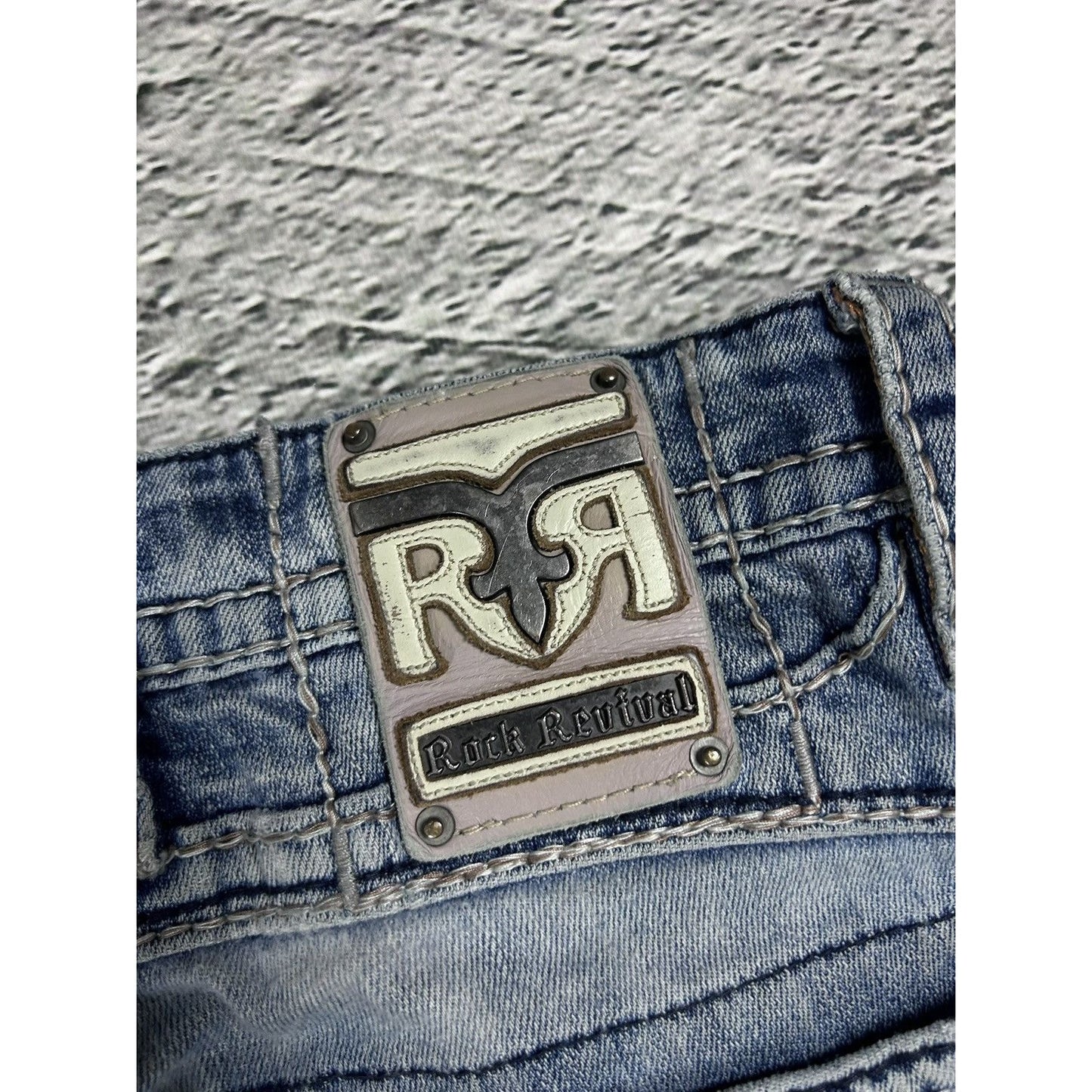 Rock Revival Rogue washed jeans Y2K flared Bootcut