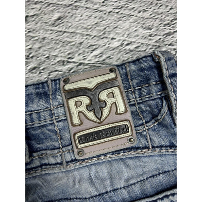 Rock Revival Rogue washed jeans Y2K flared Bootcut