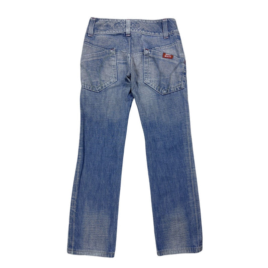 Miss Sixty Jeans straight Low Rise Y2K Vintage baby blue