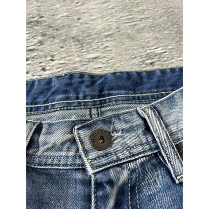 Pelle Pelle vintage stone washed blue jeans Y2K baggy denim