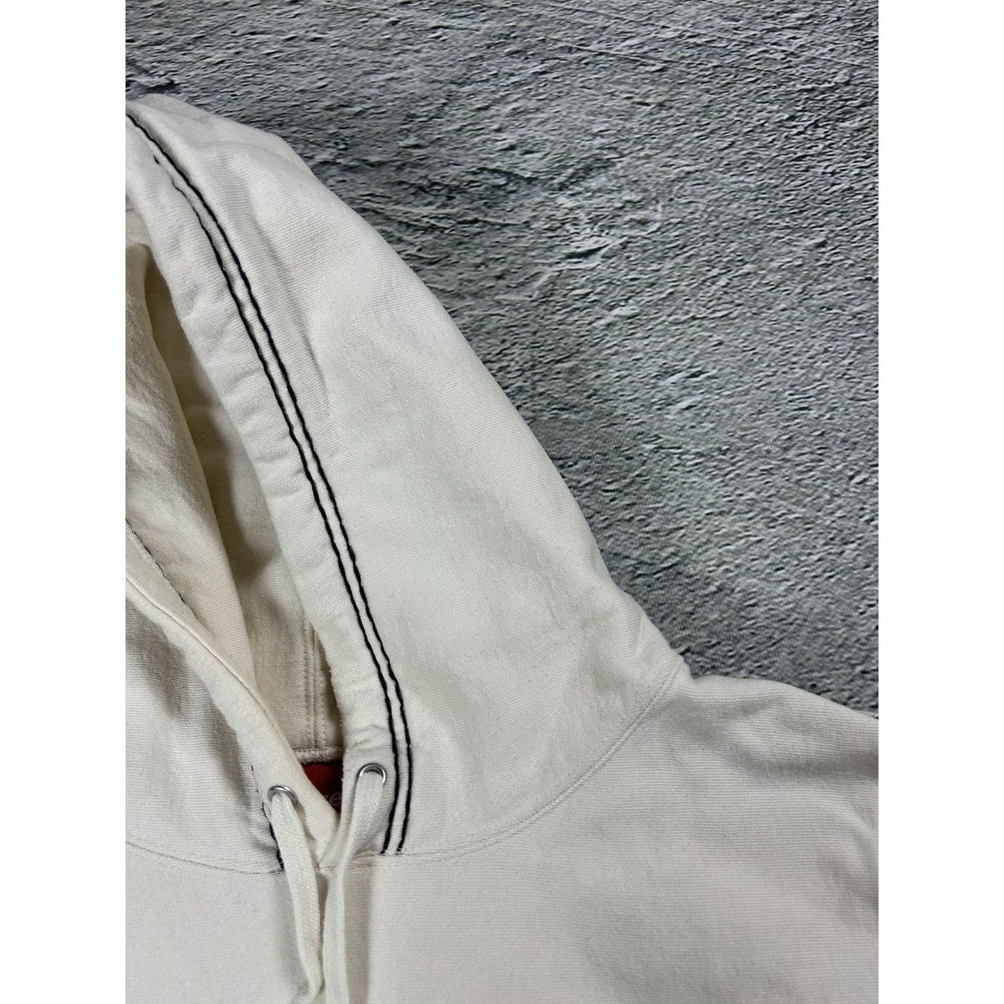 Supreme Big Stitch Hoodie White FW20 True Religion style